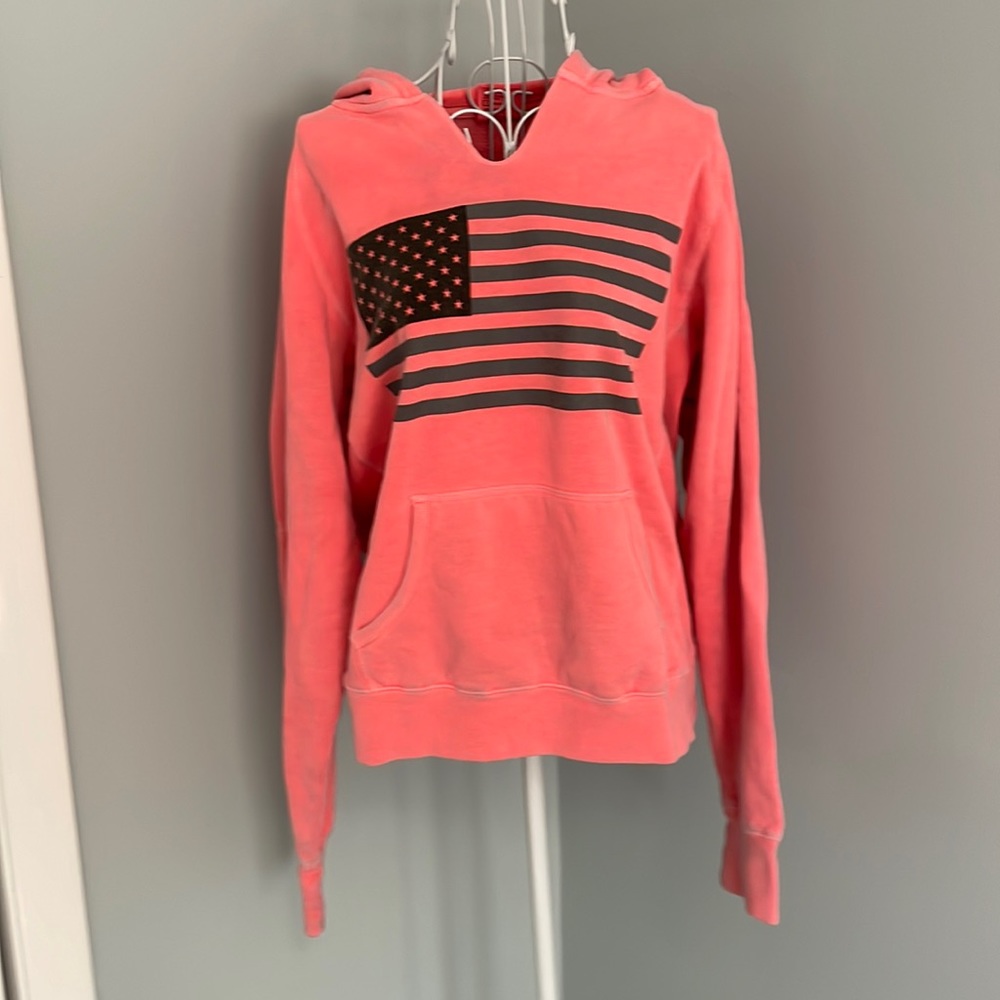 III% Patriotic America Distressed Hoodie | 3% USA Sweatshirt L